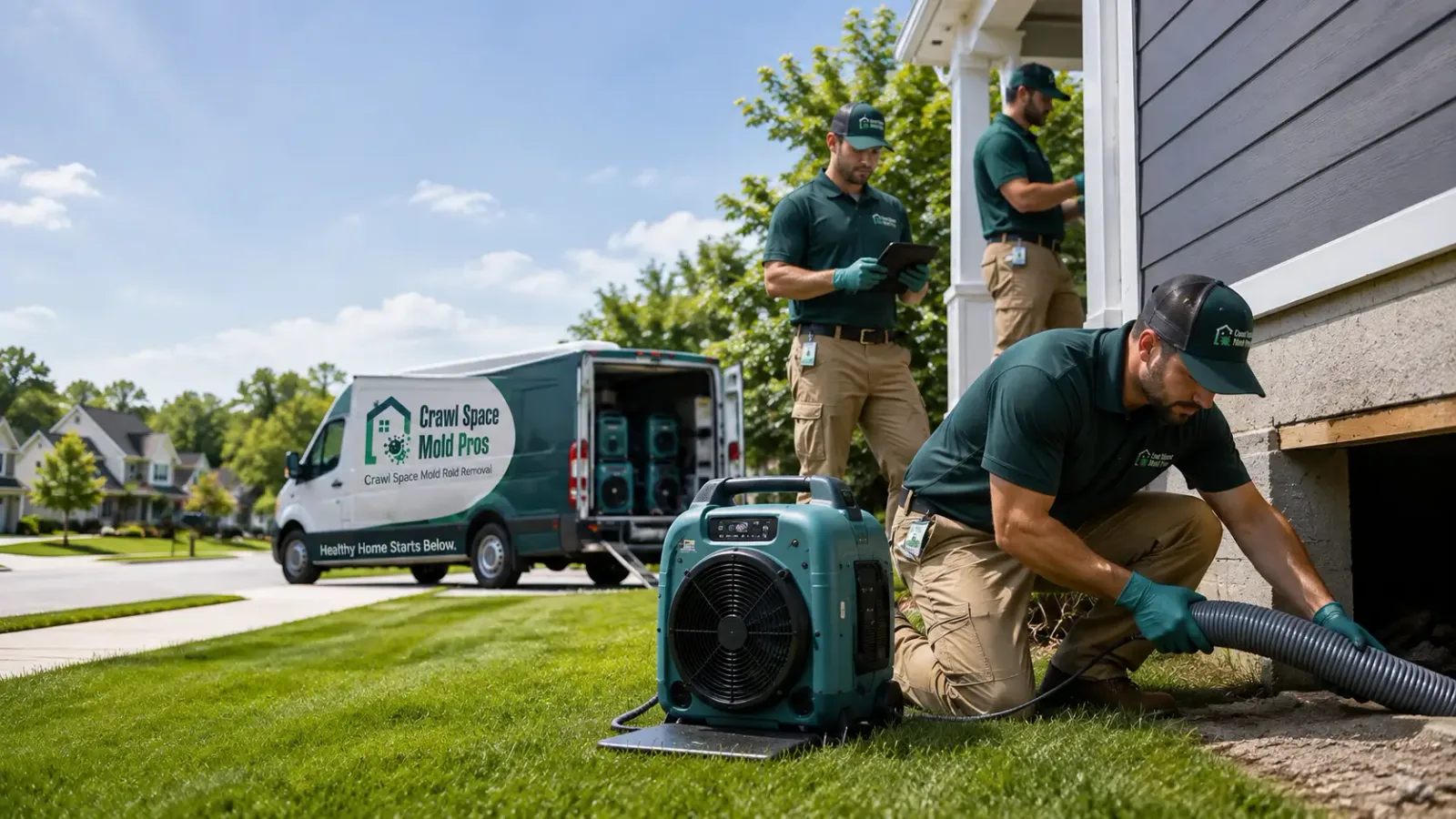 Crawl Space Mold Removal in Mentcle, PA